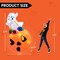 Joiedomi; 5 FT Tall Halloween Inflatable Cute Ghost Inflatable Lift Pumpkin Candy Bag with Build-in LEDs Blow Up Inflatables for Halloween Party Indoor, Outdoor, Yard, Garden, Lawn Decorations; Category:Pumpkin Decor; Image:6